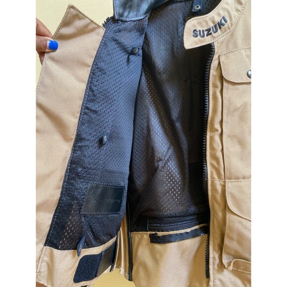 Vanson Leather Quad Runner Suzuki Racing Jacket sz M - Picture 4 of 12
